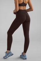 Elevate Leggings - Coffee Bean (pre - order) - LEELO ACTIVE