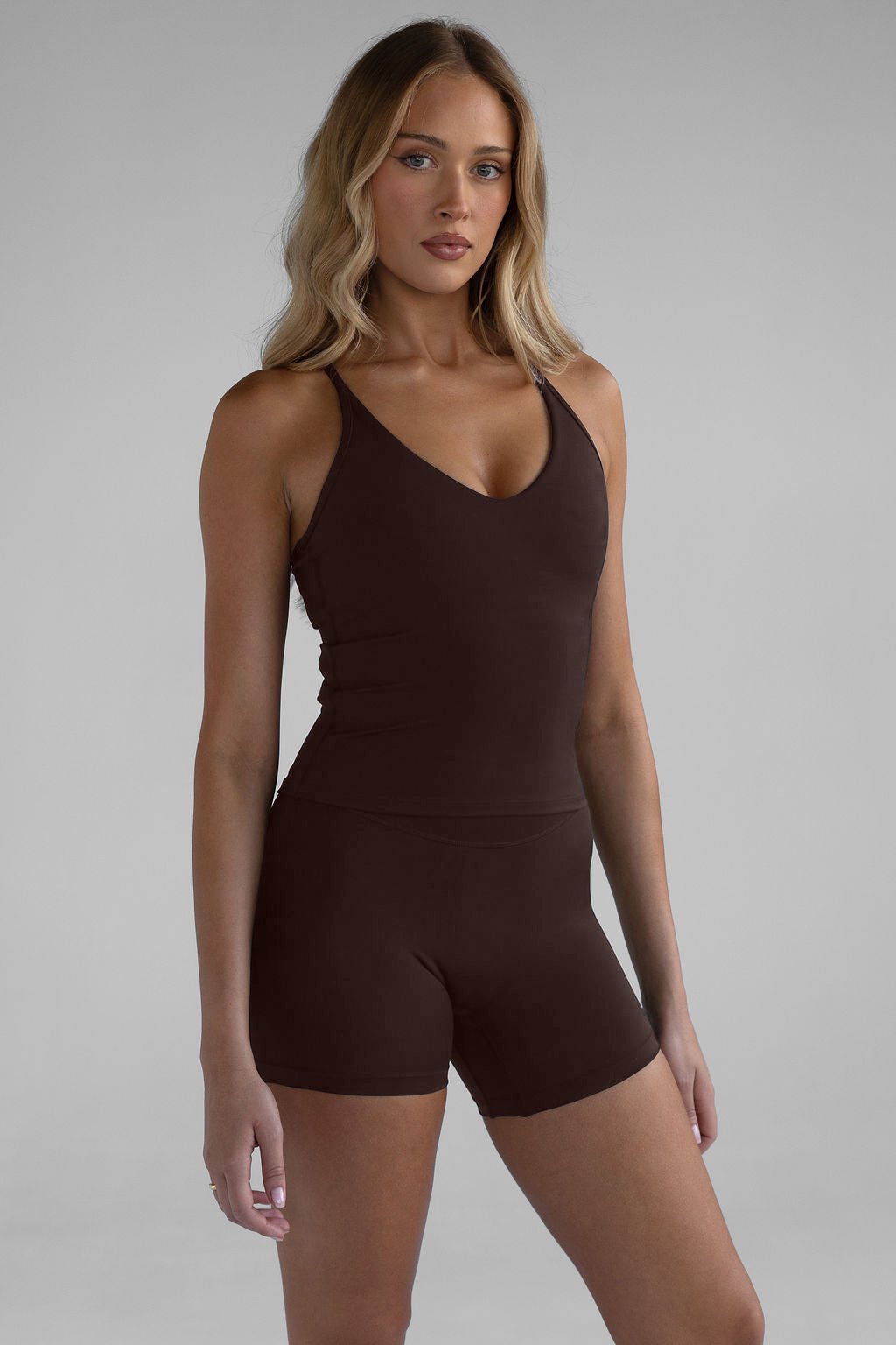 Elevate Tank - Coffee Bean (pre - order) - LEELO ACTIVE