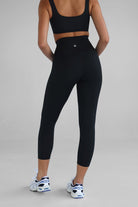 Extra High Waist 7/8 Leggings - Black - LEELO ACTIVE