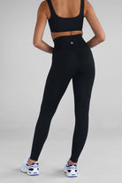 Full Length Pocket Leggings - Black - LEELO ACTIVE