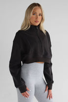 Half Zip Sweater - Ash - LEELO ACTIVE