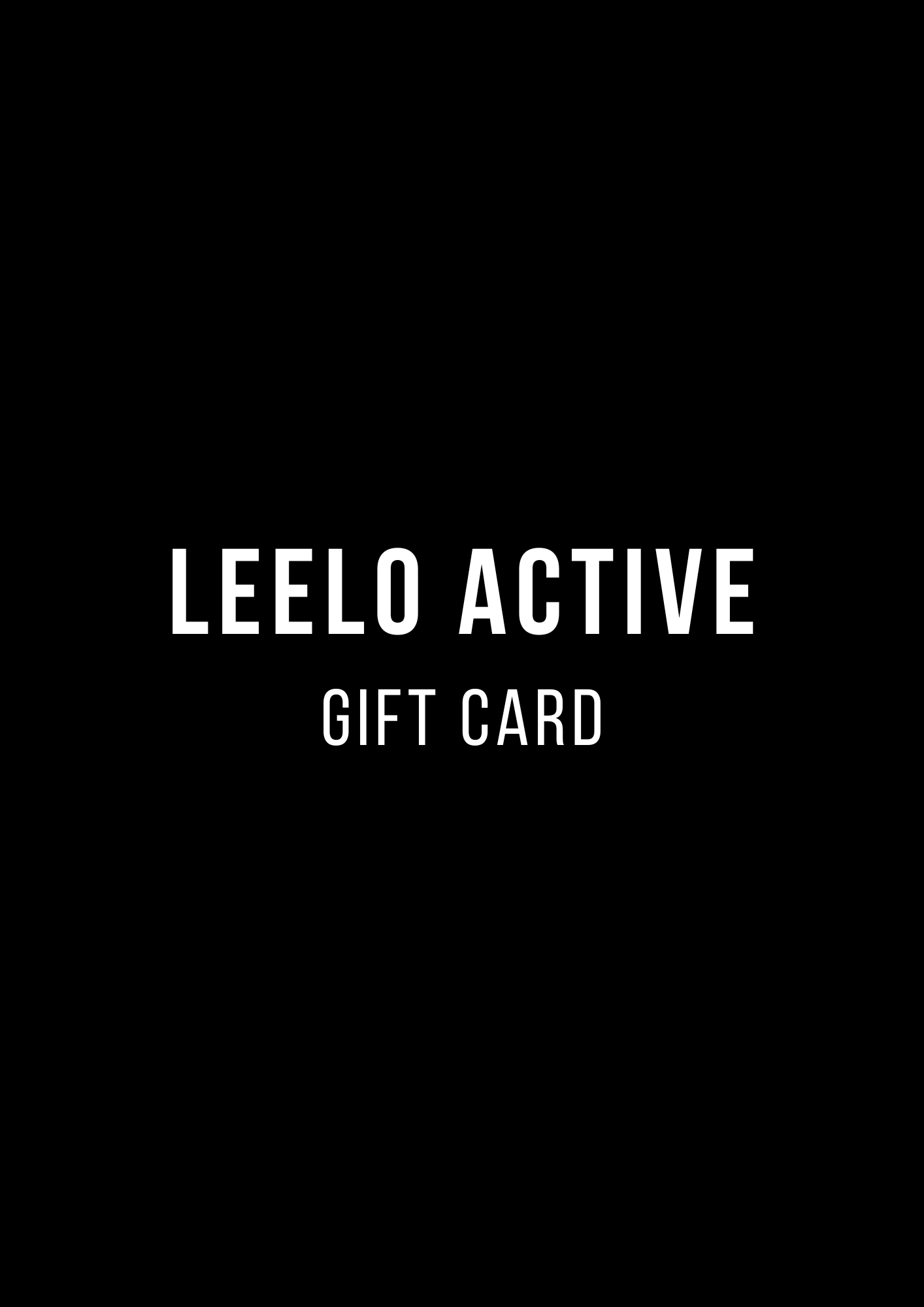 LEELO GIFT CARD - LEELO ACTIVE