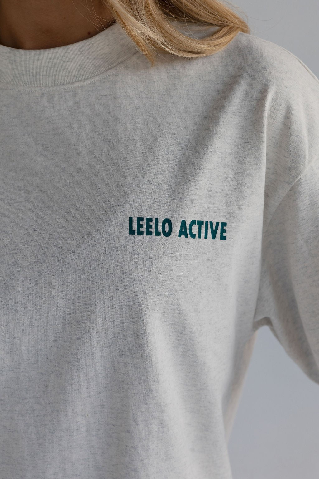 Love More Tee - Oatmeal - LEELO ACTIVE