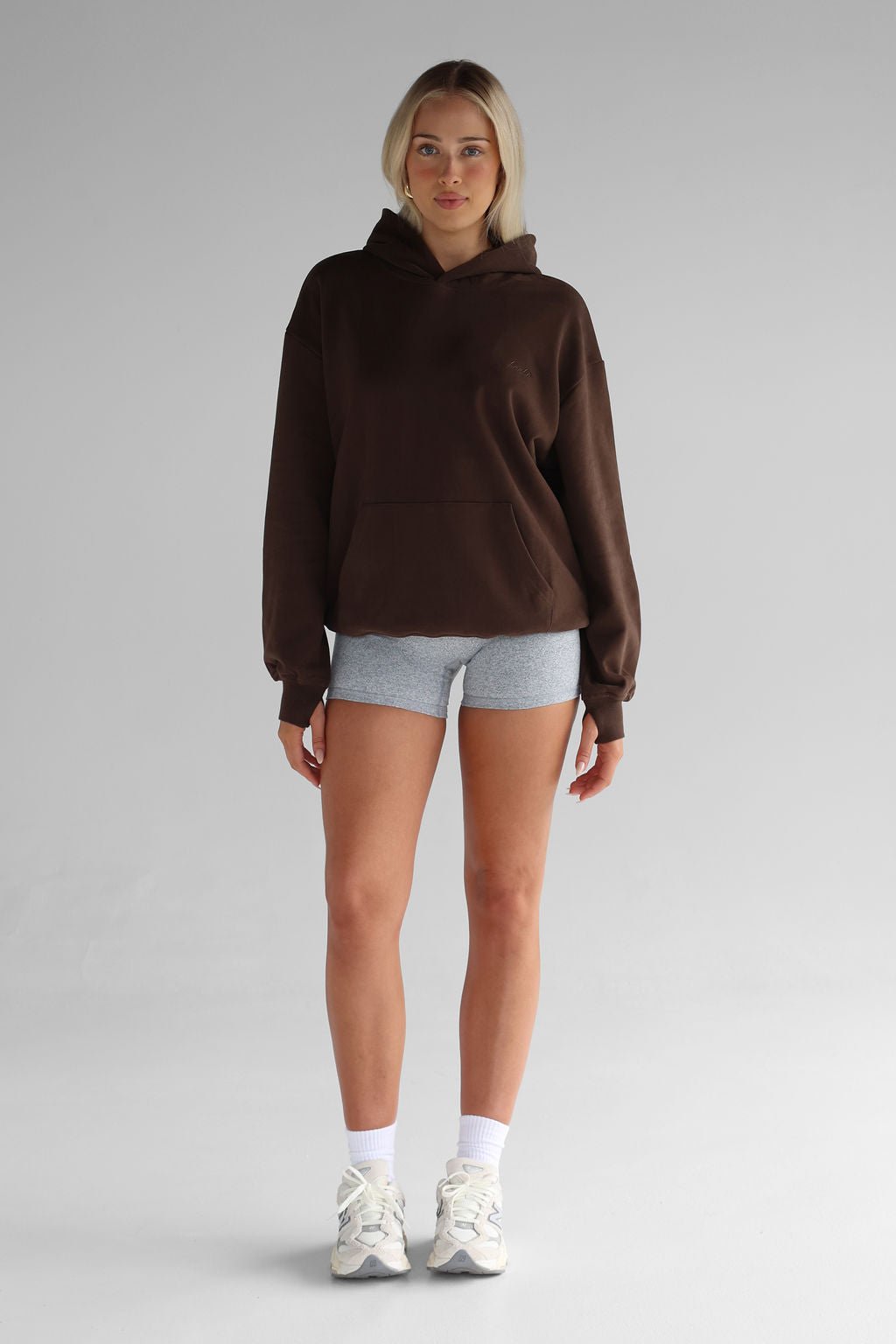 Luxe Signature Hoodie - Coffee - LEELO ACTIVE