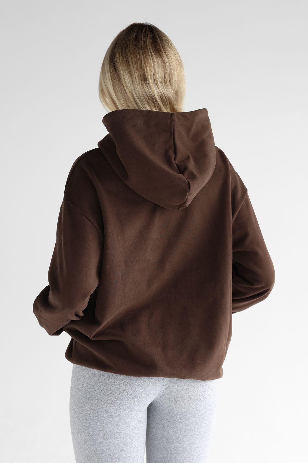 Luxe Signature Hoodie - Coffee - LEELO ACTIVE