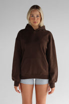 Luxe Signature Hoodie - Coffee - LEELO ACTIVE