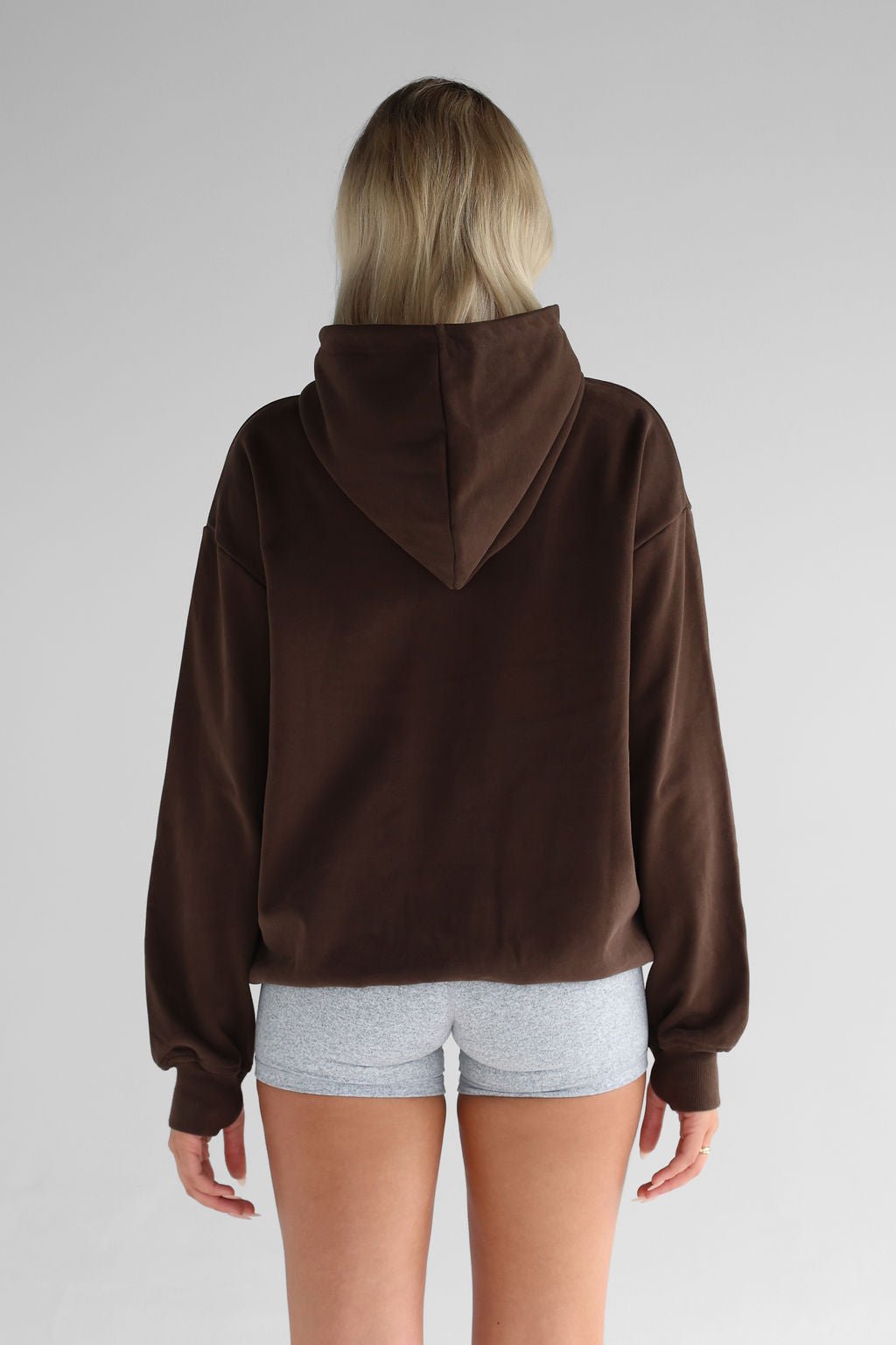 Luxe Signature Hoodie - Coffee - LEELO ACTIVE