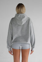 Luxe Signature Hoodie - Heather Grey - LEELO ACTIVE