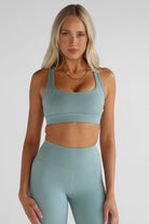 Mint Green 7/8 Leggings - LEELO ACTIVE