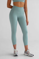 Mint Green 7/8 Leggings - LEELO ACTIVE