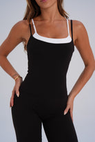 Organic Cotton Double Layer Tank - Black (coming soon) - LEELO ACTIVE
