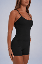Organic Cotton Tank - Black (pre-order) - LEELO ACTIVE