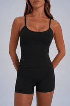 Organic Cotton Tank - Black (pre-order) - LEELO ACTIVE