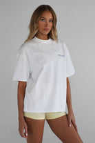 Peach Fruit Market Tee - White - LEELO ACTIVE