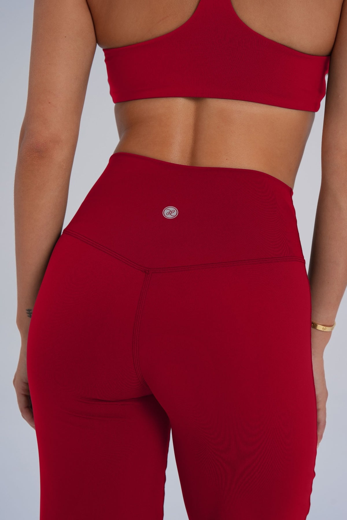 PETITE Sculpt Wide Leg Pants - Cherry - LEELO ACTIVE