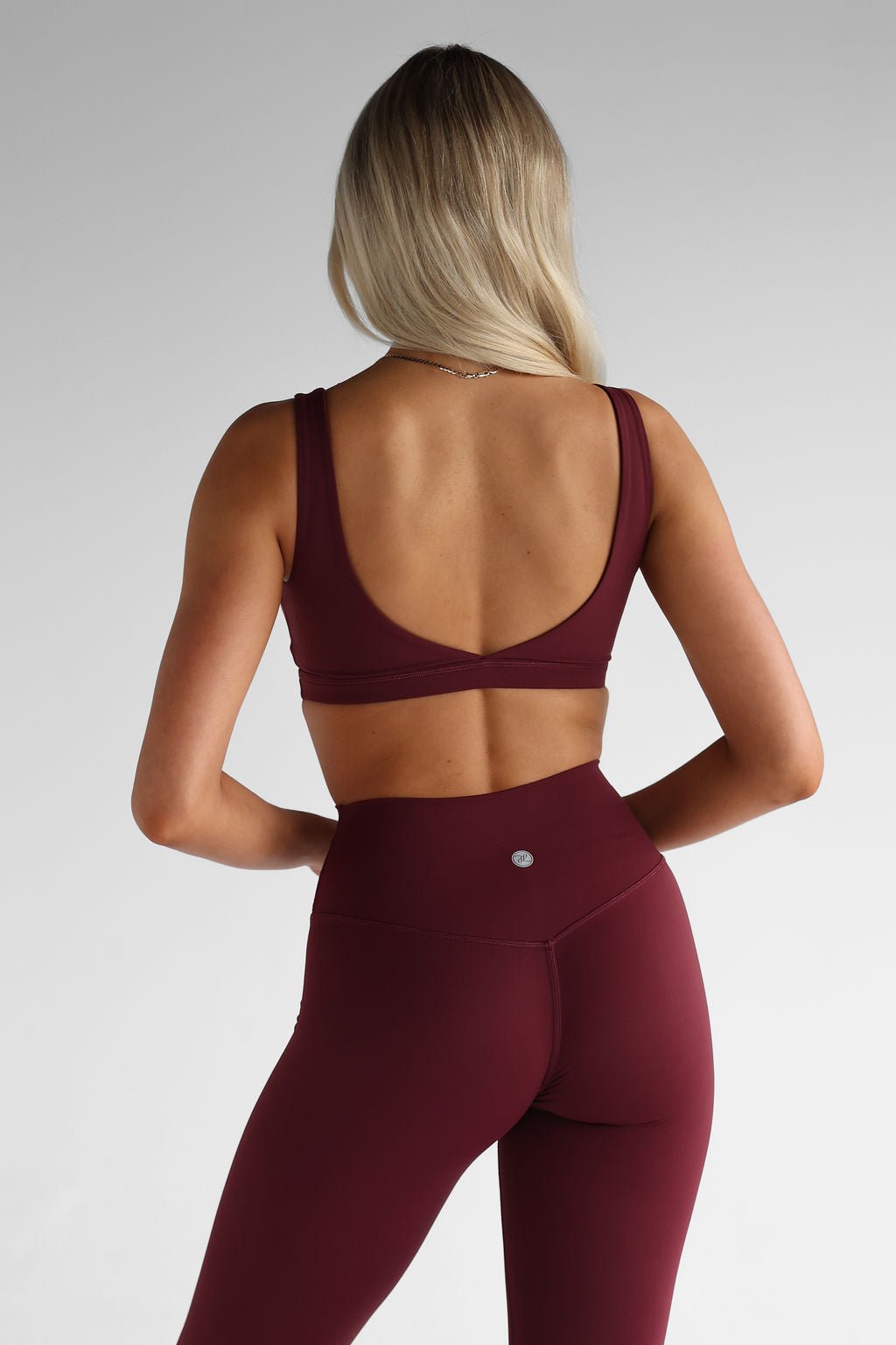 SCULPT 7/8 Leggings - Cherry Cola - LEELO ACTIVE