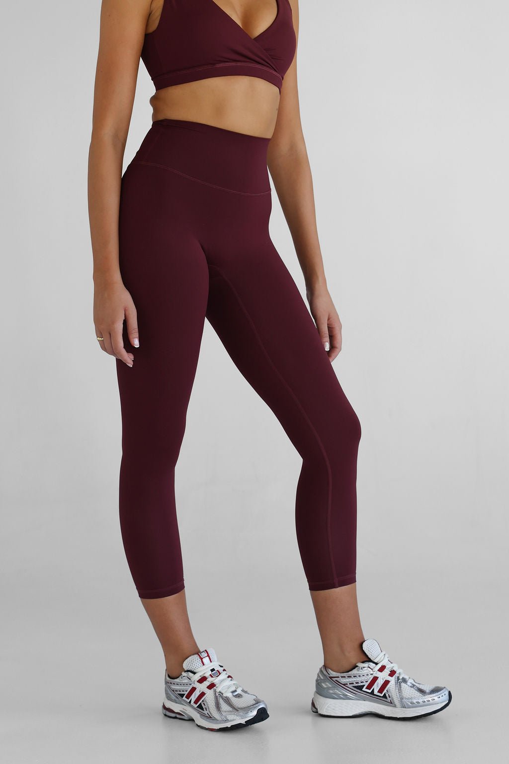 SCULPT 7/8 Leggings - Cherry Cola - LEELO ACTIVE