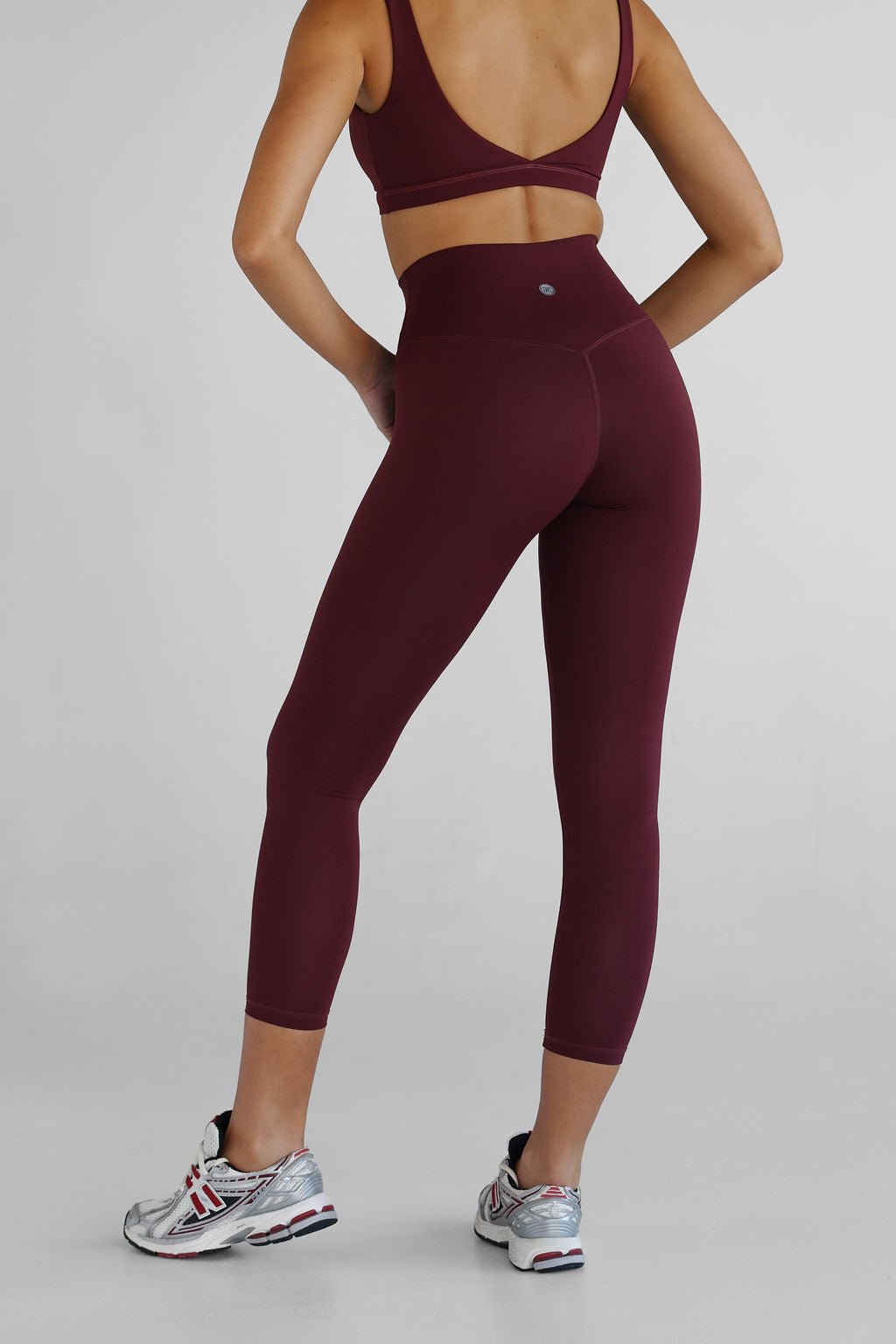 SCULPT 7/8 Leggings - Cherry Cola - LEELO ACTIVE