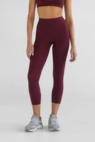 SCULPT 7/8 Pocket Leggings - Cherry Cola - LEELO ACTIVE