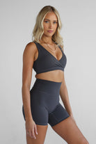 SCULPT Bike Shorts - Ash - LEELO ACTIVE