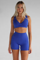 SCULPT Bike Shorts - Cobalt - LEELO ACTIVE