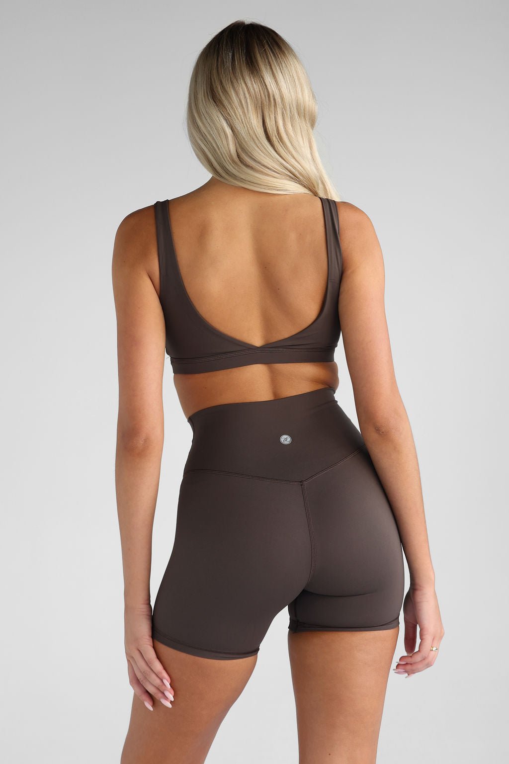 SCULPT Bike Shorts - Dark Chocolate - LEELO ACTIVE