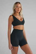 SCULPT Bike Shorts - Deep Forrest - LEELO ACTIVE