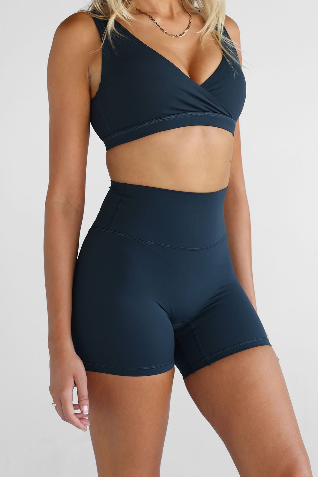 SCULPT Bike Shorts - Navy - LEELO ACTIVE