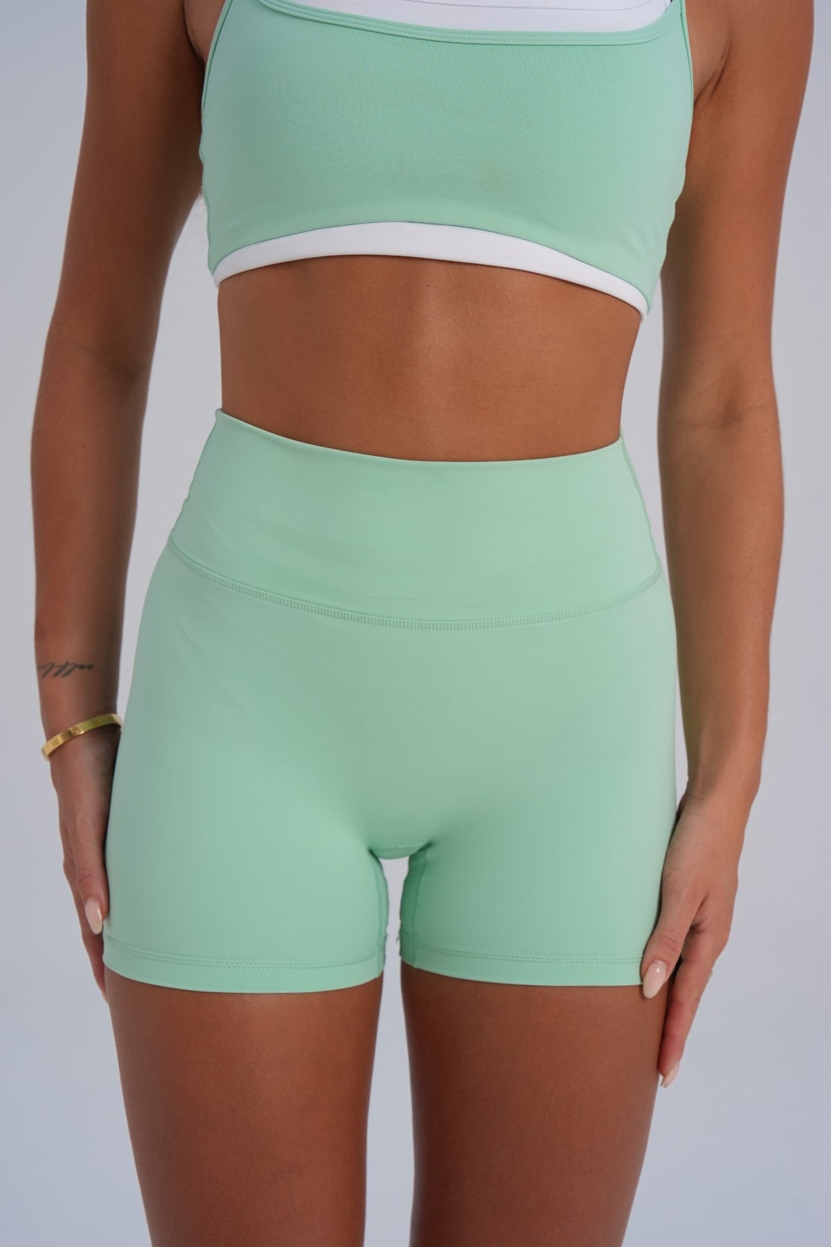 SCULPT Bike Shorts - Tiffany (pre-order) - LEELO ACTIVE