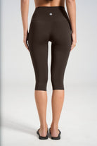 Sculpt Capris (3/4 Leggings) - Dark Chocolate - LEELO ACTIVE
