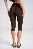 Sculpt Capris (3/4 Leggings) - Dark Chocolate - LEELO ACTIVE