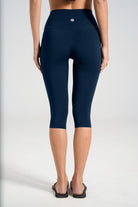 Sculpt Capris (3/4 Leggings) - Navy - LEELO ACTIVE