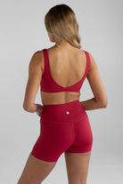 SCULPT Crop - Cherry - LEELO ACTIVE