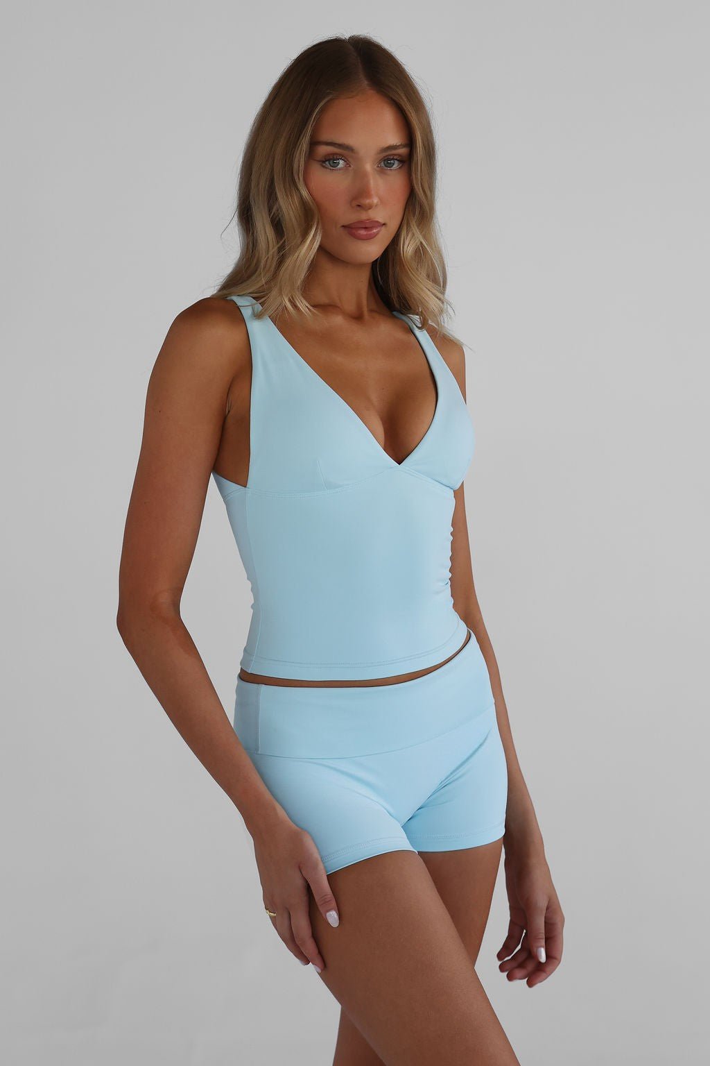 Sculpt Ethereal Tank - Ice Blue - LEELO ACTIVE