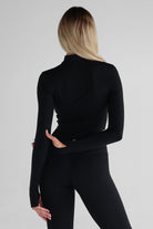 SCULPT Fitted Jacket - Black - LEELO ACTIVE