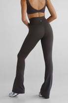 SCULPT Flare Leggings - Dark Chocolate - LEELO ACTIVE