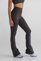 SCULPT Flare Leggings - Dark Chocolate - LEELO ACTIVE