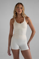 SCULPT Flow Tank - French Vanilla - LEELO ACTIVE