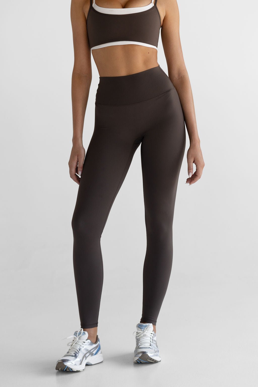 SCULPT Full Length Leggings - Dark Chocolate - LEELO ACTIVE