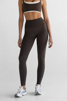 SCULPT Full Length Leggings - Dark Chocolate - LEELO ACTIVE