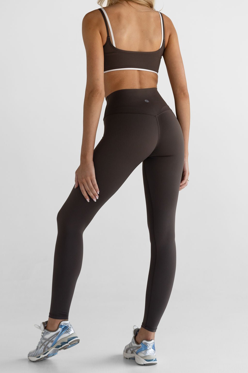 SCULPT Full Length Leggings - Dark Chocolate - LEELO ACTIVE