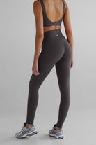 SCULPT Full Length Leggings - Dark Chocolate - LEELO ACTIVE