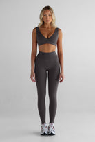 SCULPT Full Length Leggings - Dark Chocolate - LEELO ACTIVE