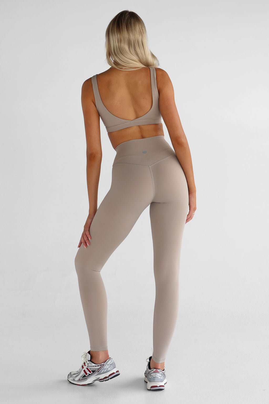 SCULPT Full Length Leggings - Latte - LEELO ACTIVE