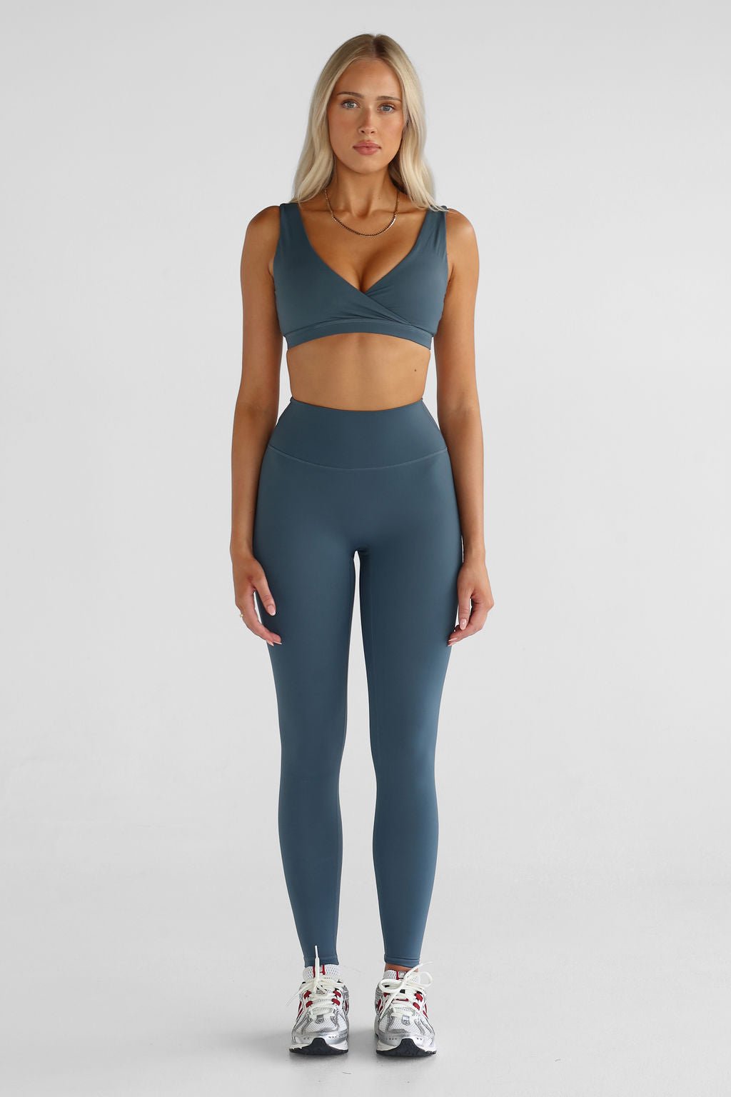 SCULPT Full Length Leggings - Slate Grey - LEELO ACTIVE