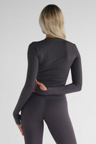 SCULPT Full Length Long Sleeve - Ash - LEELO ACTIVE