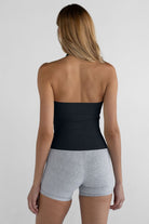 Sculpt Shape Halter Neck Tank - Black - LEELO ACTIVE