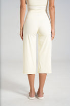 Sculpt Wide Leg Capri - Chai - LEELO ACTIVE