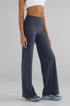 Sculpt Wide Leg Pants - Ash - LEELO ACTIVE