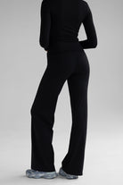 Sculpt Wide Leg Pants - Black - LEELO ACTIVE